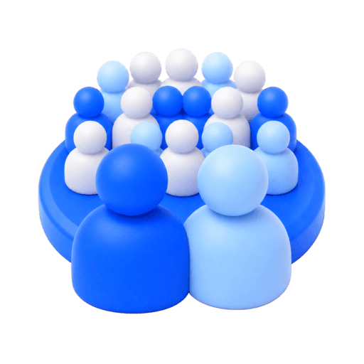 3D customer community icon