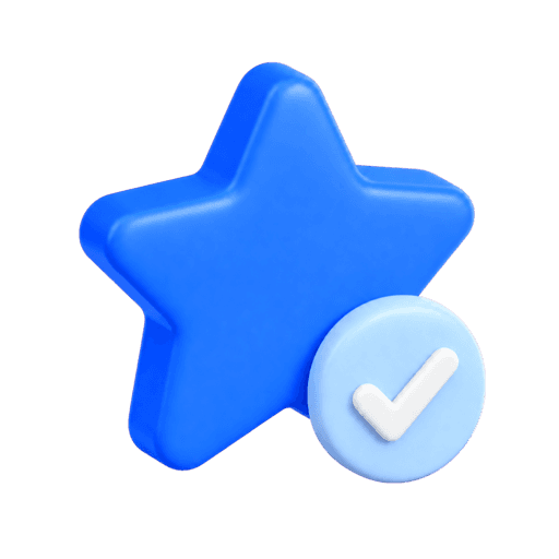 3D vendor rating icon